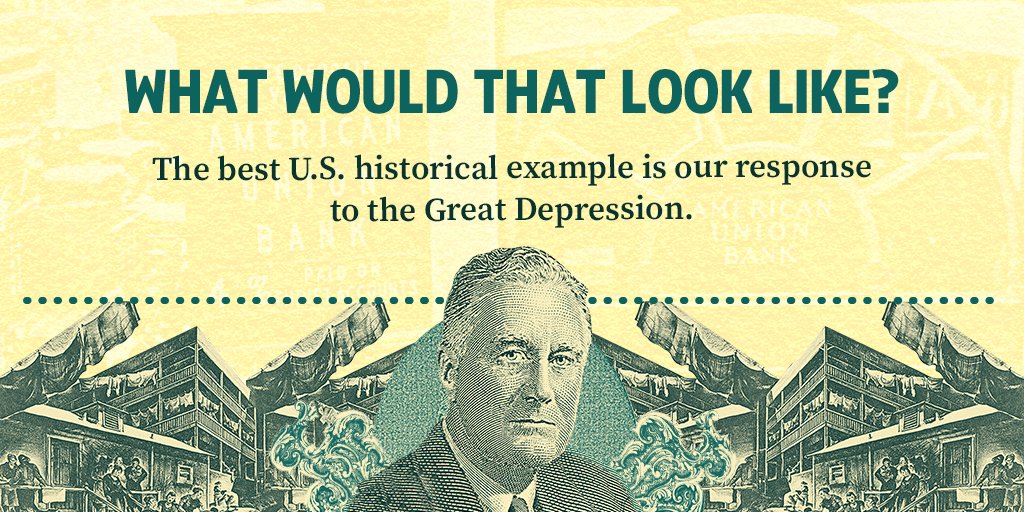 On top of that, we are grappling with the historic COVID-19 recession.Who has faced a similar position? Franklin Delano Roosevelt.In 1929 the American economy collapsed. America's farmland was turning to dust, creating toxic clouds of soil that afflicted cities across the US.