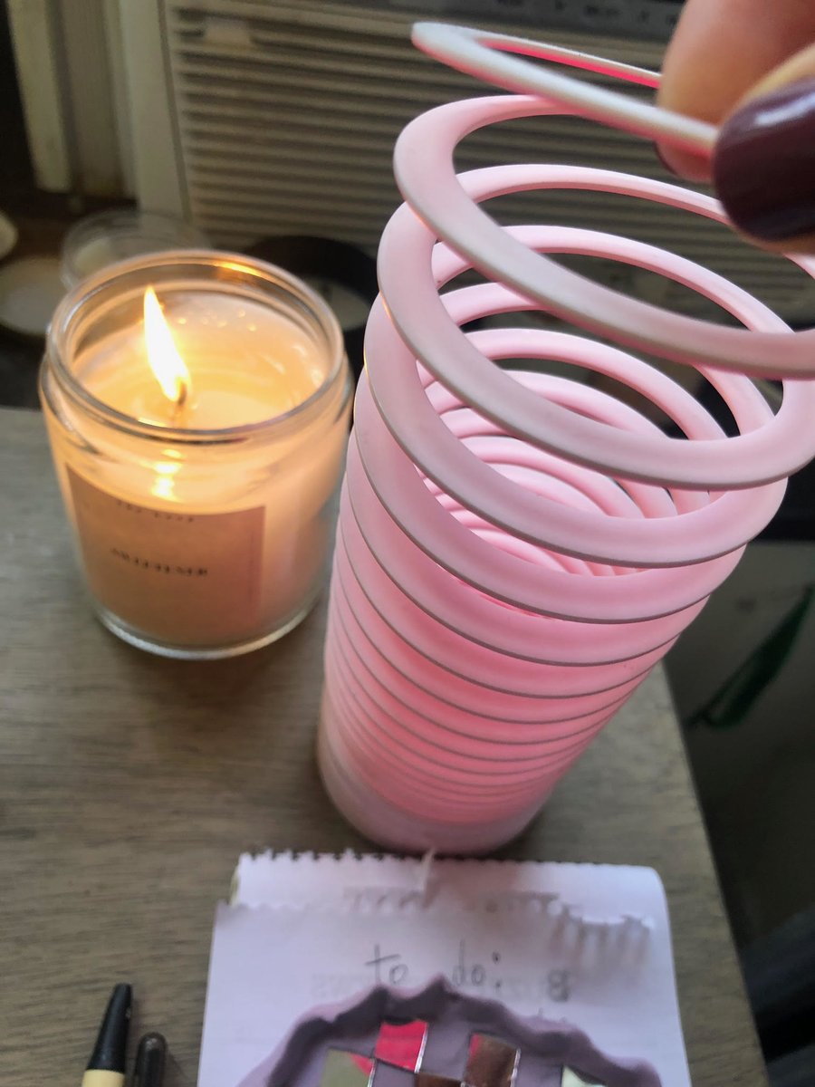 A lot of people have developed work-from-home habits this year. For  @juliareinstein, a pink Slinky she keeps on her desk has become her go-to fidgeting device. She’s played with it on mute on long Zoom calls, and people were none the wiser (ED NOTE: I *was* none the wiser!)