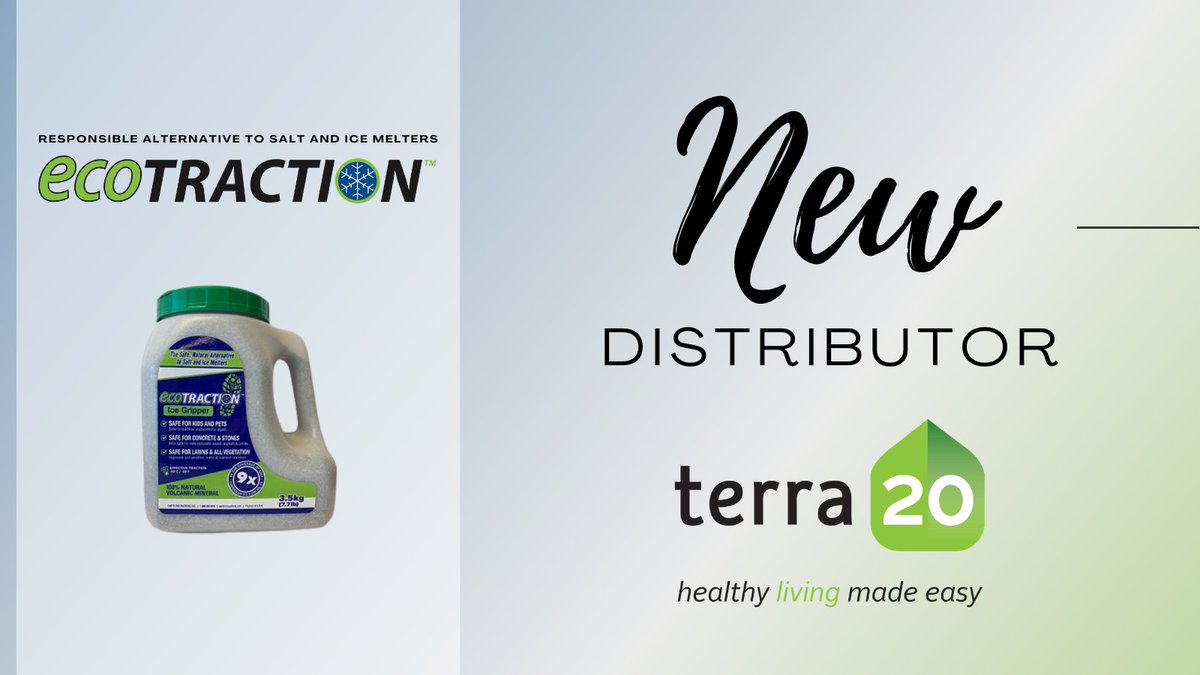 EcoTraction's tweet photo. π£ ecoTraction has a new distributor available for online orders in Canada π¨π¦ Stock up today at @exploreterra20 https://t.co/xNeJjxWe1z βοΈ #canadianwinter #wintersupplies #readyforsnow #winterready #InstantTraction #ecoTraction https://t.co/L0YDVKCE4f