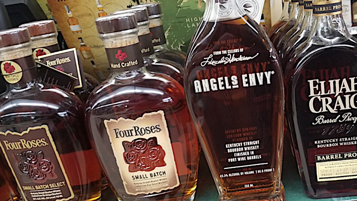 Looking for a specific bourbon?! 🥃 We have a wide selection of different bourbons ALL at state minimum!