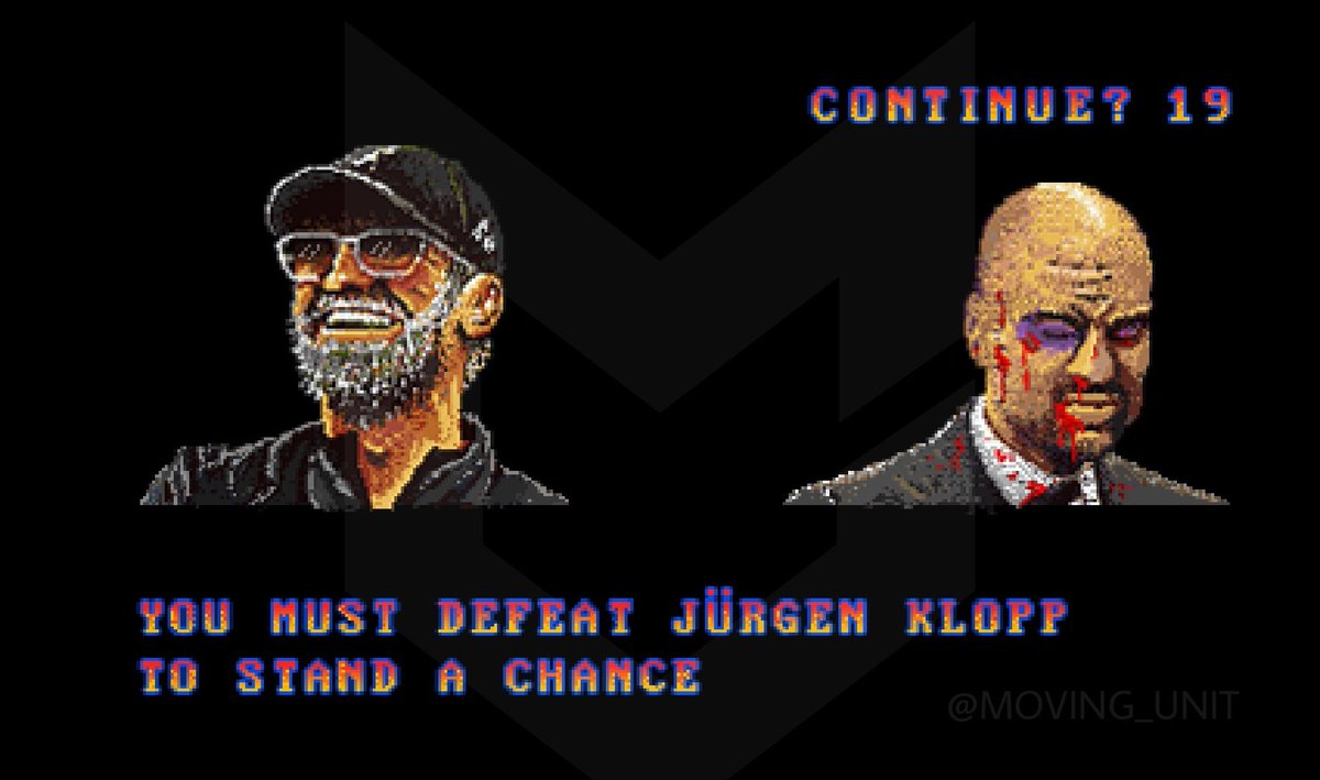 'You must defeat Jurgen Klopp to stand a chance'

LFC x Street Fighter.
Retweets appreciated.

#LFCfamily #LiverpoolFC #LFC #Liverpool #lfcchampions