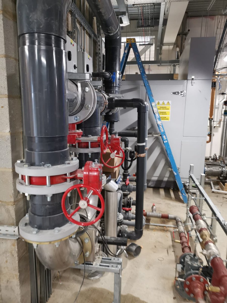 PoolsSmart's tweet image. Commercial Leisure Centre Plant Room all completed in central London!!! Large swimming pool and diving pool!!!