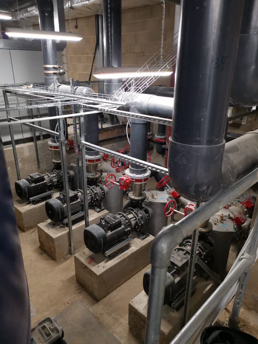 PoolsSmart's tweet image. Commercial Leisure Centre Plant Room all completed in central London!!! Large swimming pool and diving pool!!!