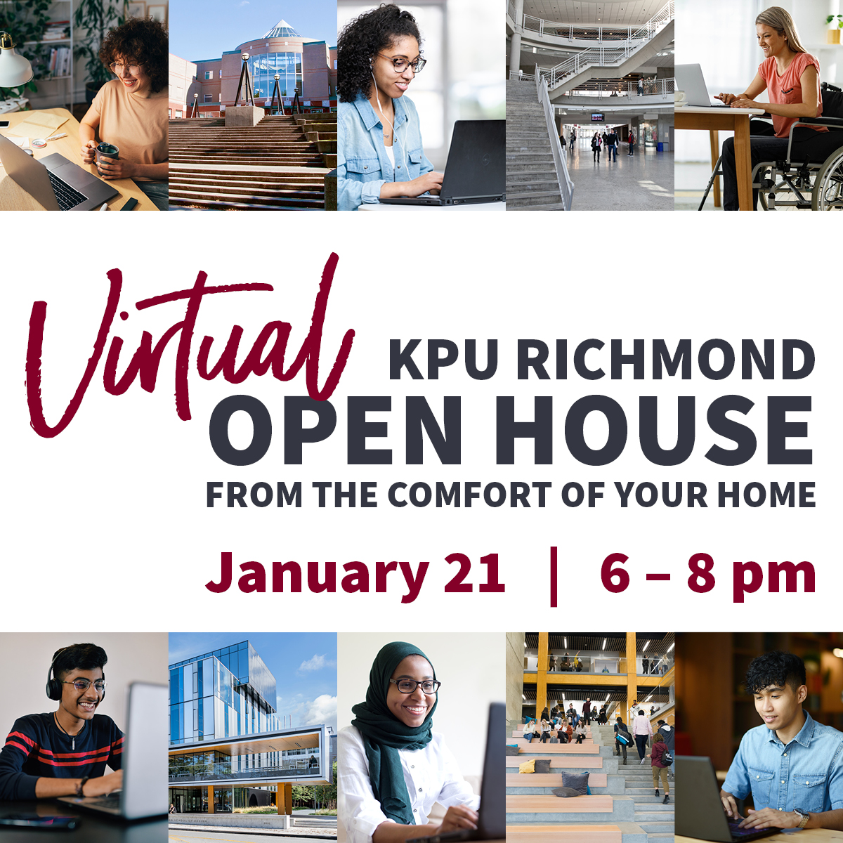 Make sure to save-the-date for KPU's Virtual Richmond Open House!