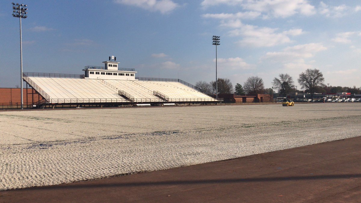 WestMemphisFB's tweet photo. New turf coming soon!! https://t.co/q79xPtYj2e