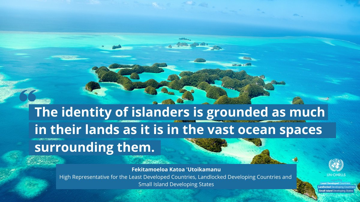 🏝️Small island developing States are also widely known as large ocean States. 

🌊They are stewards of vast ocean spaces which hold critical marine resources. 

By helping them better manage the ocean, we help the world preserve biodiversity🐳🦈🐠 and ensure bold #ClimateAction.