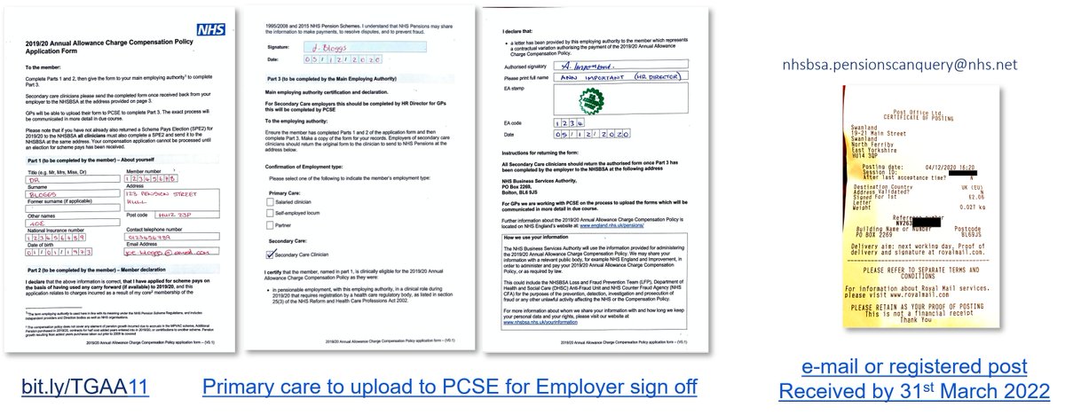 16/ So you have worked out your liability, applied for scheme pays (before 31st July 21), you now need to apply for the compensation scheme. A simple form like the draft below will be needed. In England this will be at  http://bit.ly/TGAA11&nbsp; (Dec 20). A different form expected