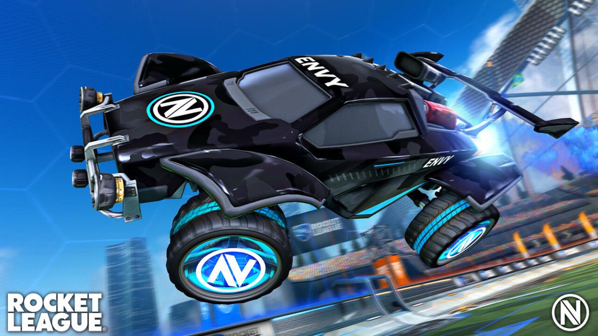 Team Envy - 0/10Starting with a bang, I have no idea what the designer was thinking with this one. They've slapped a logo and text (with small accents) onto a camouflaged car and called it quits? Surely this isn't the final draft and this is just the first idea?