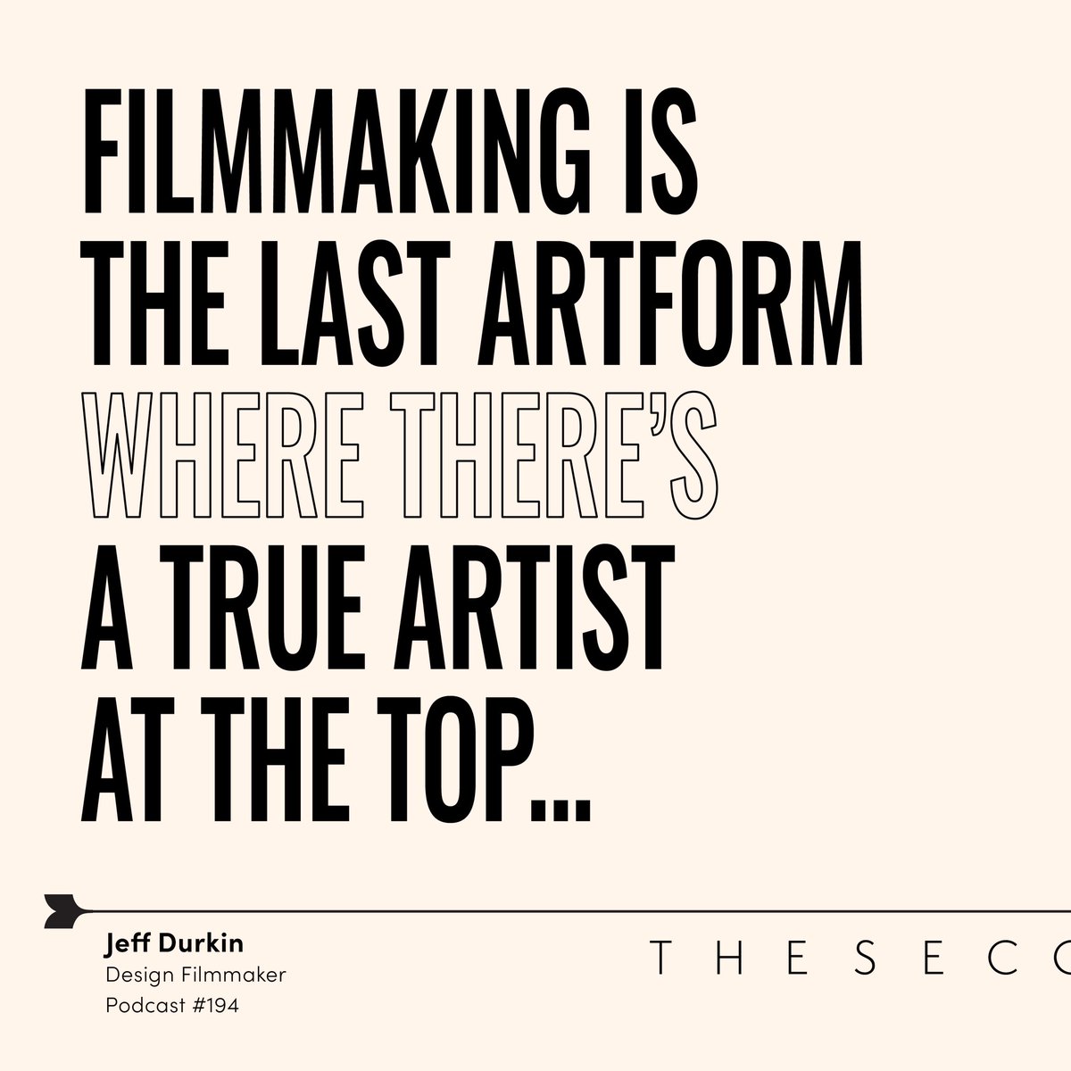 SecondStudioPod's tweet image. Interesting observations by filmmaker Jeff Durkin! Do you agree? 🧐 

#designquote #filmmaking #architecturepodcast 

secondstudiopod.com/podcasts-8/194…