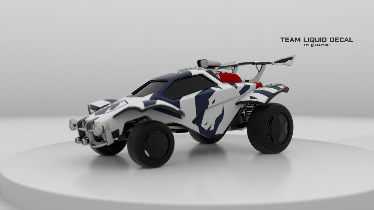 Team Liquid - 3/10Not sure with this, it's very simple and not much to it. Hit with some and miss with others, personally I don't mind it. HOWEVER, it gets a 3 because there is 2 fan made concepts that are INFINITELY better (attached) Credit:  @1jayski &  https://rocketleaguemods.com/mods/octane-team-liquid-decal/