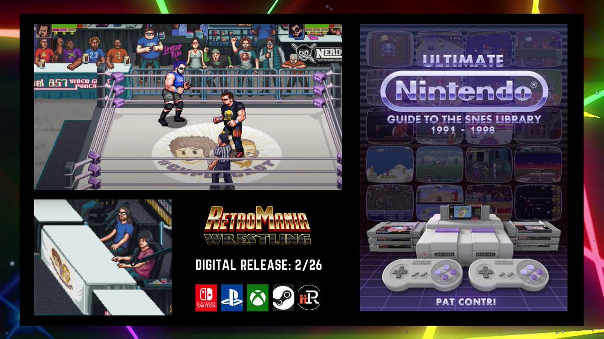 RetrosoftStudio's tweet image. GIVEAWAY!

The #CUPodcast is represented in our @TooManyGames arena, so we're giving away a hardcover copy of Ultimate #Nintendo: Guide to the #SNES Library by @PatTheNESpunk. 👍

To enter, simply Retweet this and be following us. The winner will be announced on Friday 12/11! 🎮