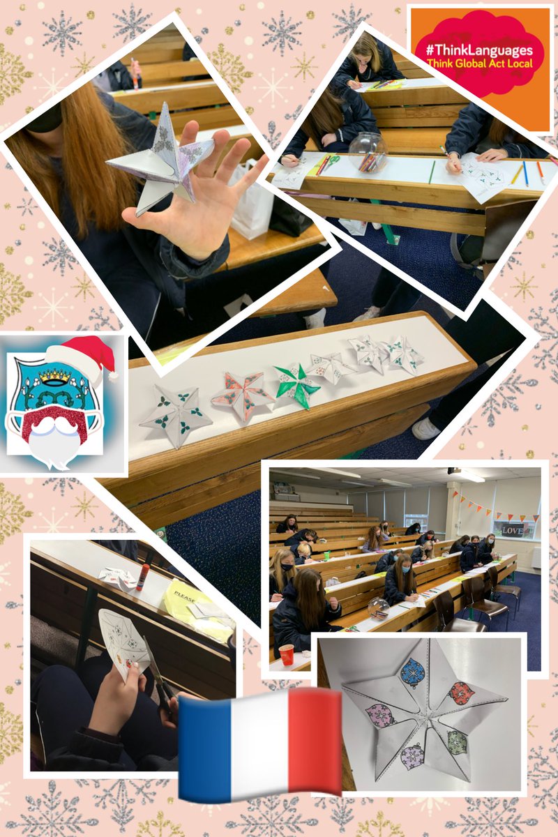 ManorHseRaheny's tweet photo. #ThinkLanguages workshops began with #CLIL lessons in languages taught here.Each student did origami as Gaeilge🇮🇪,decorated gingerbread auf Deutsch🇩🇪,danced flamenco en español🇪🇸& made Christmas crafts en français🇫🇷
Thanks to the teachers&students who lead them👏🏻
#ManorHouseTY https://t.co/0buYlfIG5g