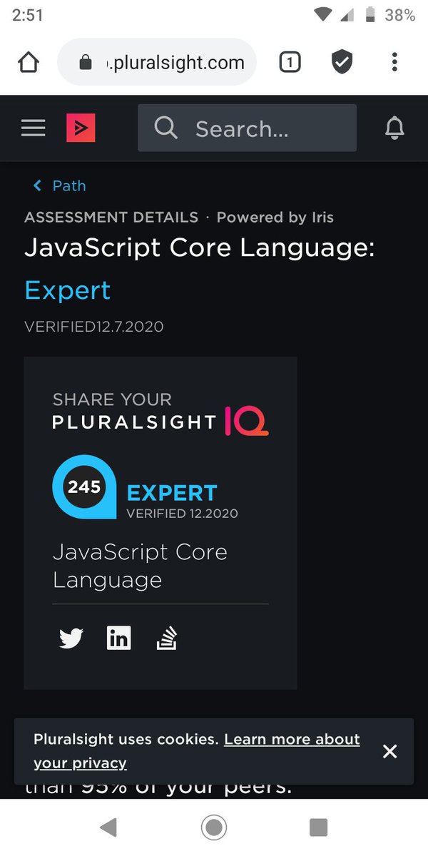 0xseph's tweet image. Let's see XD #javaScript25 @pluralsight