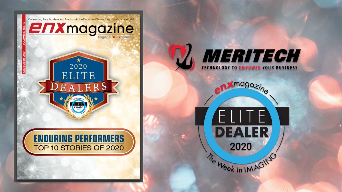 Meritech is proud to announce that we have been chosen by ENX Magazine as a 2020 Elite Dealer!

Please read the entire article here: lnkd.in/geDBkNa

Congratulations to all the 2020 Elite Dealers!

#Elitedealer2020 #ENX #Enxmagazine #officetechnology #technology
