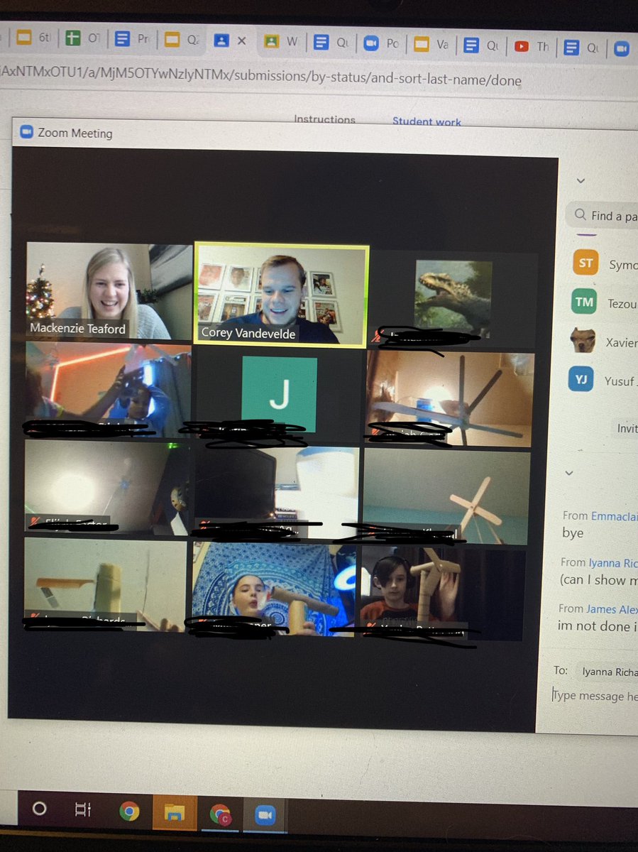 No, those are not ceiling fans! Those are student-made wind turbines made out of recycled materials. Next stage— testing and improving on the wind turbines and then sharing their research and designs! <a href="/BR_STEM/">STEM Middle at BRJH</a> <a href="/ReynSchools/">Reynoldsburg City Schools</a> #designcycle #reynproud #EDC #STEM #PBL