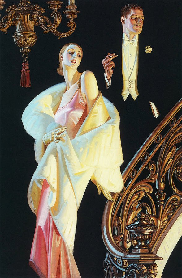 9. J.C. LeyendeckerIf someone could paint people who look so tasty you'd eat them, this is it. Lighting, texture, clothing folds and the overall simple composition really are stunning.