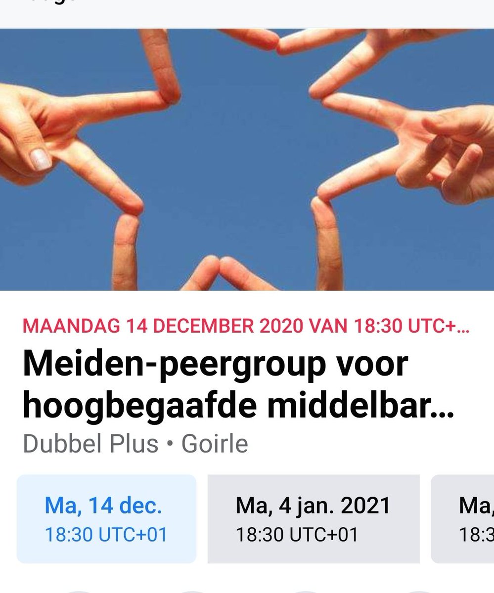 Zit jij op de middelbare? Ben je een meisje? Ben je (vermoedelijk) hoogbegaafd? Heb je zin om andere hoogbegaafde meiden te ontmoeten en samen iets leuks te doen? Kom dan eens kennismaken!