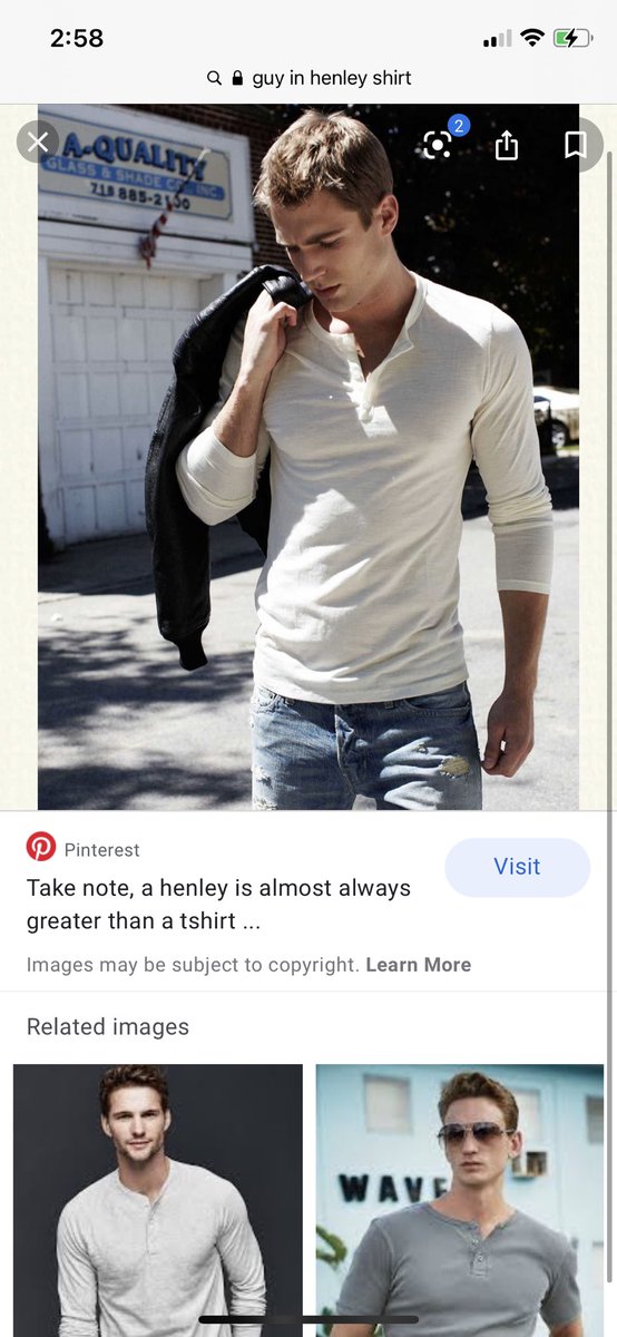 aimeew1229's tweet photo. Okay so women always talk about the “grey sweatpants” phenomenon... But can we just take a second to also appreciate a man in a Henley shirt?? https://t.co/B08vSxU4pd