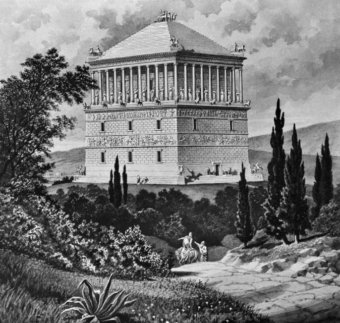 Mausoleum of Halicarnassus.A 135 feet high structure. Ever wondered how they built these things without modern engineering techniques?