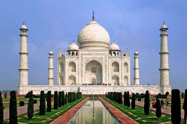 Thanks for followingTaj Mahal, India.This took 22 years and 20k workers to build. Fun fact? A king built it for his wife lol