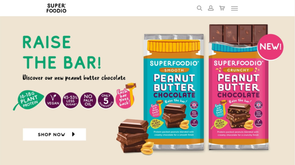 SumobabyDigi's tweet photo. https://t.co/hQgxIeVX9x Sumobaby has rolled out new branding on the @superfoodio website recently. As much as we would like to take credit for it all, designs have been from the talented @victoriaavery_ . Coinciding with the launch of 2 delicious #vegan chocolate bars - mmm, yum. https://t.co/0Iui8vyIc7