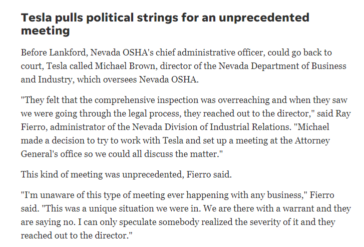 5/ OVERRIDE (by appeal to politicians). Again via  @AnjeanetteDamon. Ed had previously reported CEC management's deaf ears about employee concerns re: gaming credits with the battery swap fraud.