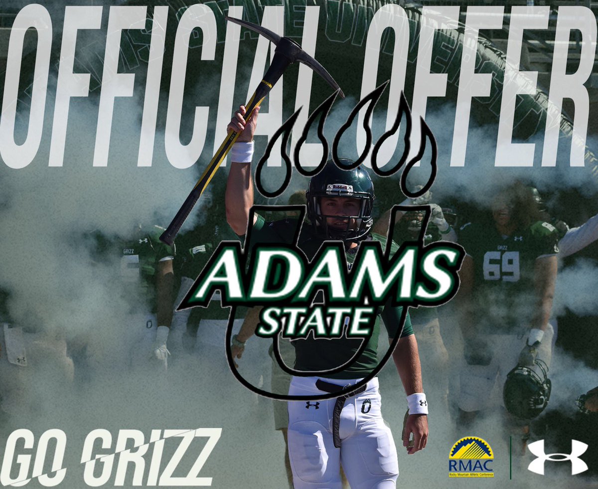 I’m blessed to say after an amazing phone call, I’m glad to say I have received an offer to further my Education and Football Career at Adams State University <a href="/CoachAllen_54/">Mitchell Allen</a> <a href="/CCNextLevelFB/">Cherry Creek Next Level 🏈</a> <a href="/CWildSports/">Colorado Wild Sports</a> @EliteSpeedSp