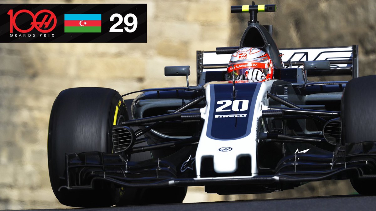 More points on the board as Kevin takes 7th in Azerbaijan and then Romain finishes sixth in Austria  #HaasF1  #Haas100