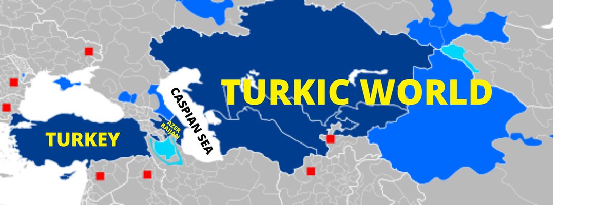 Standing apart from its Arab and Persian neighbours, Turkey and Azerbaijan are Turkic and ethnically closer to Central Asia than the Middle East.Having failed to carve out a sphere of influence in North Africa & the Middle East, Erdogan has turned to a more familiar territory.