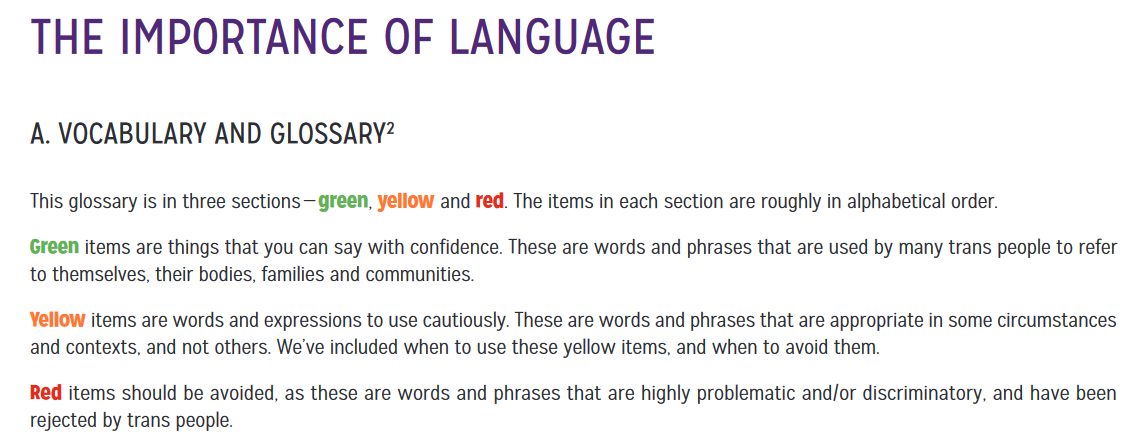 Woman is a dirty word(Except when a man claims to be one)Here we have it, straight from the horse's mouth:The word "woman" is in the red category of words that are "highly problematic and/or discriminatory, and have been rejected by trans people". https://www.optionsforsexualhealth.org/wp-content/uploads/2019/07/FQPN18-Manual-EN-BC-web.pdf