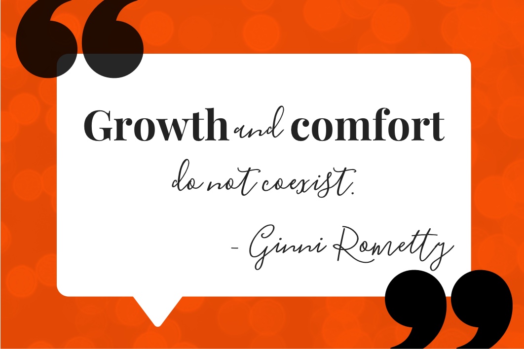 WeInspireWe's tweet photo. “Growth and comfort do not coexist.” ― Ginni Rometty #weinspirewe #riseup #IBM https://t.co/Oq9RmrELWj