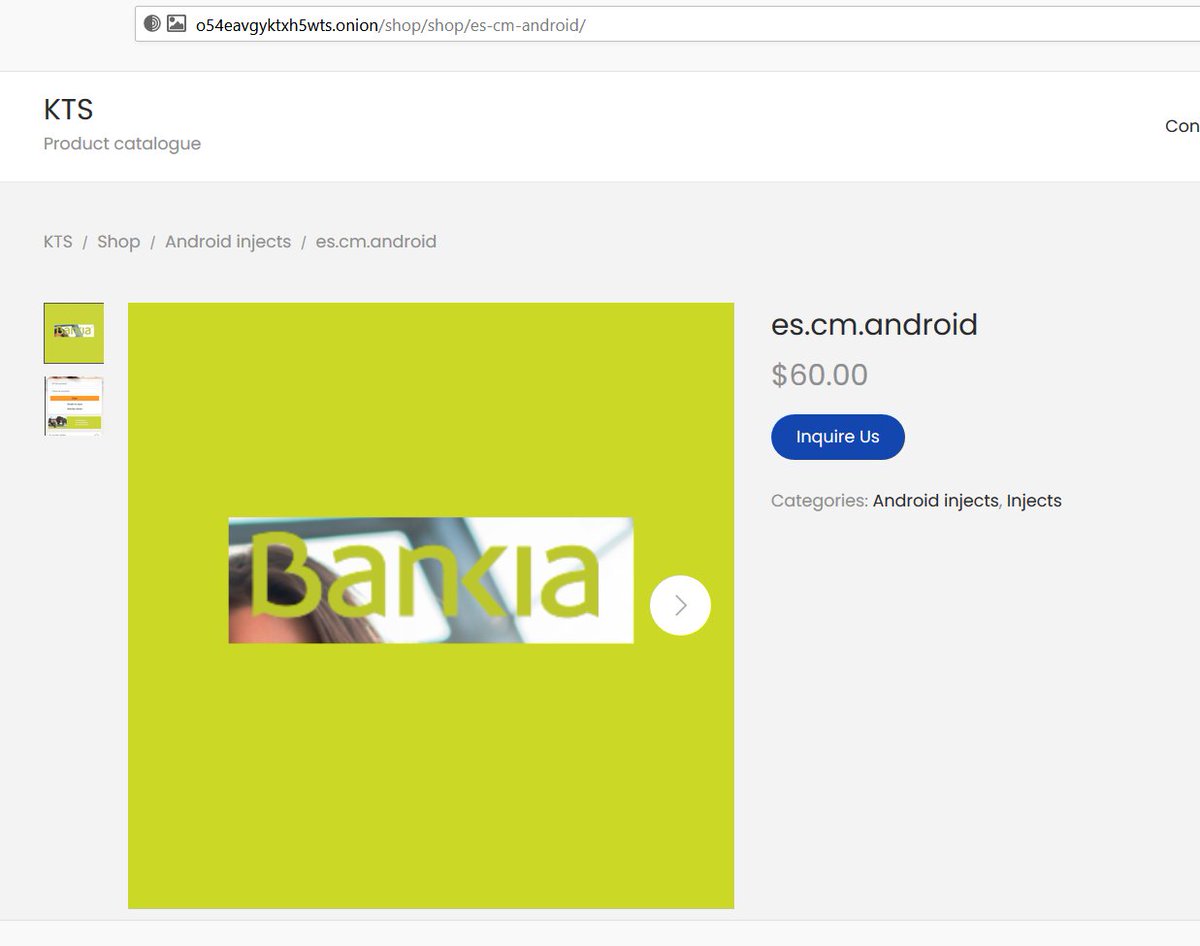 1ZRR4H's tweet image. SCAM de Banco Bankia, España 🇪🇸

Desarrollado por *KTS Team*, los creadores de U-Panel (Universal Admin Panel). #WebInjects #AndroidInjects

+Firma +OTP +SMS

/uadmin/gate.php

cc: @dark0pcodes 

#BlackMarket #DarkWeb  

Relacionado 👇