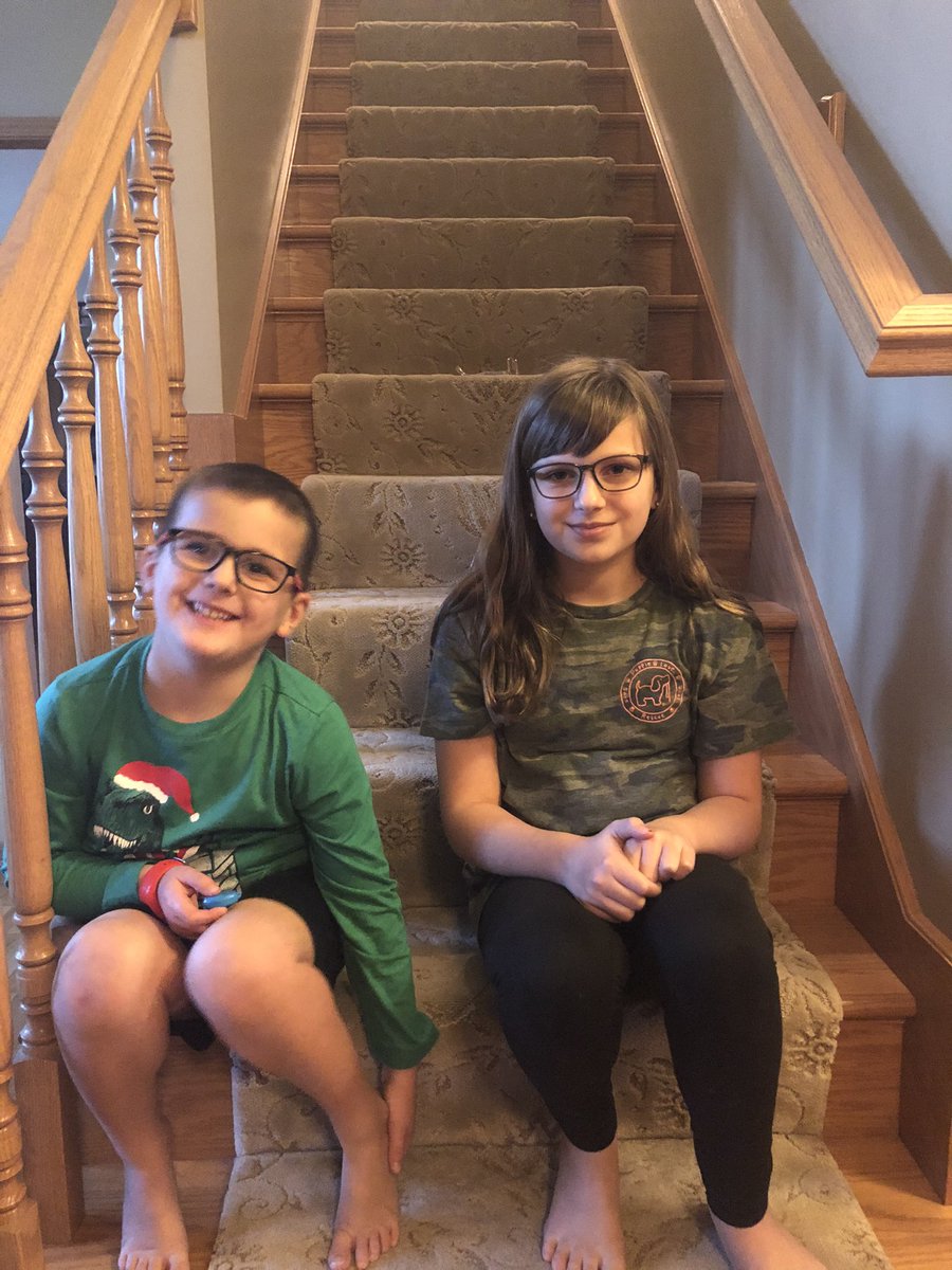 MrsReederKHMS's tweet photo. On the 7th Day of Christmas The Amazon Truck Brought To Me New Glasses For Our Time on The Screen. ❤️ https://t.co/H4GMFir1cH