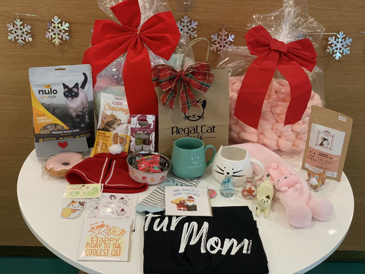 Looking for purrfect gifts for your friends &amp; fur-friends? We now offer gift-wrapping service! You simply choose the items (in-store or at regalPAWshop.ca) and make notes at checkout, we take care of the rest (FREE delivery for eligible orders)! #supportsmallbusiness
