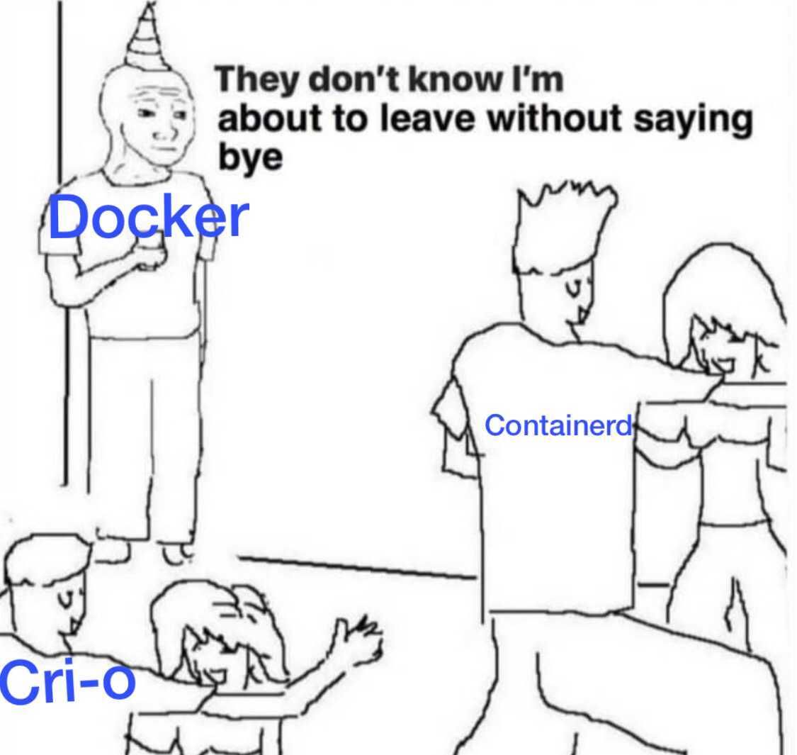 memenetes's tweet image. Kubernetes release 1.20 after party
