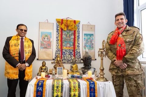 Today it was the pleasure of Col Taylor to open the Thorney Island Multi-Faith Centre. Driven by our Nepalese community, and supported by all, this centre will provide a site for all faiths to pray, meditate, and celebrate their beliefs closer to home.