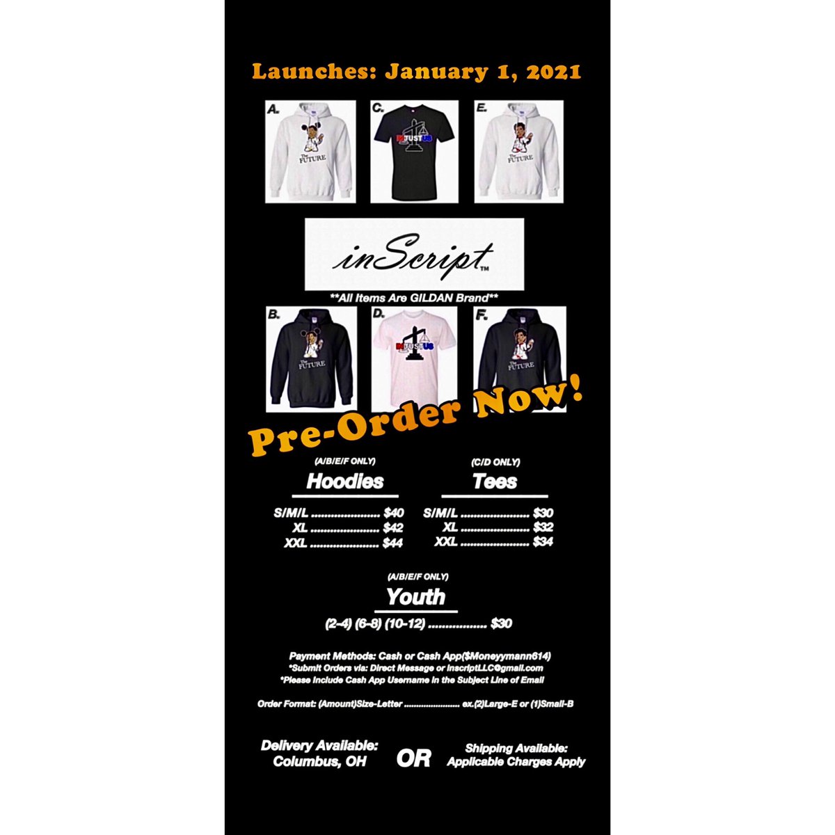 _inscript's tweet image. Pre-Order Now❕
Orders being fulfilled starting January 1, 2021❕