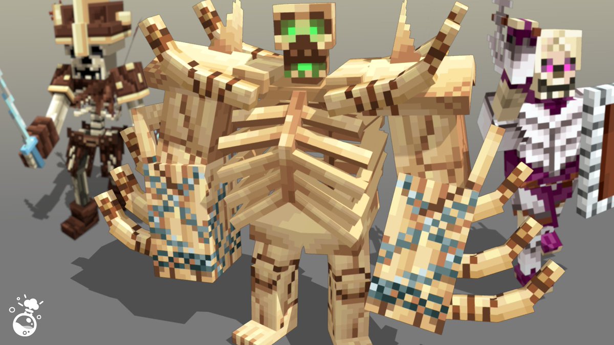 How did everyone spend their weekend? (o˘◡˘o)

Here are some custom <a href="/Minecraft/">Minecraft</a> 💀skeleton models &amp; textures I completed for <a href="/ECPENetwork/">EternalNetwork</a> as a commission ➡️ vanillaburp.com/projects/PoN1x…

Made with <a href="/blockbench/">Blockbench</a> &amp; <a href="/aseprite/">Aseprite</a> 
#Minecraft #pixelart #lowpoly