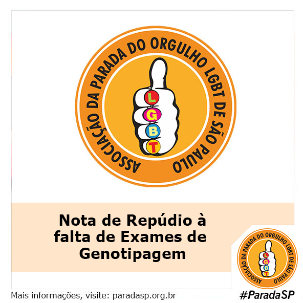paradasp's tweet photo. Nota de Repúdio à falta de Exames de Genotipagem

Nota publicada em nosso site (link na bio) ou direto aqui https://t.co/nqkzWf1QLb

#notaderepudio #ministeriodasaude #genotipagem #hiv #aids #hiveaids #apoglbt #pandemia https://t.co/pFSYCYzcVQ