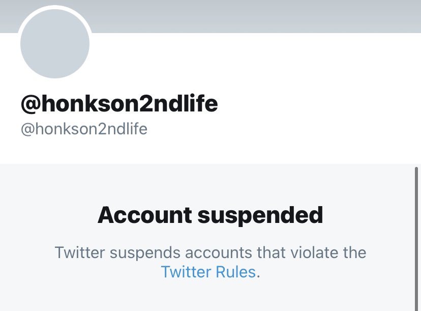 Deplatform_Hate's tweet photo. No. 80 @honkson2ndlife Another sad little racist kicked out of Twitter thanks to good people reporting tweets that are unacceptable. #DeplatformHate https://t.co/jv0Q4K9yj8