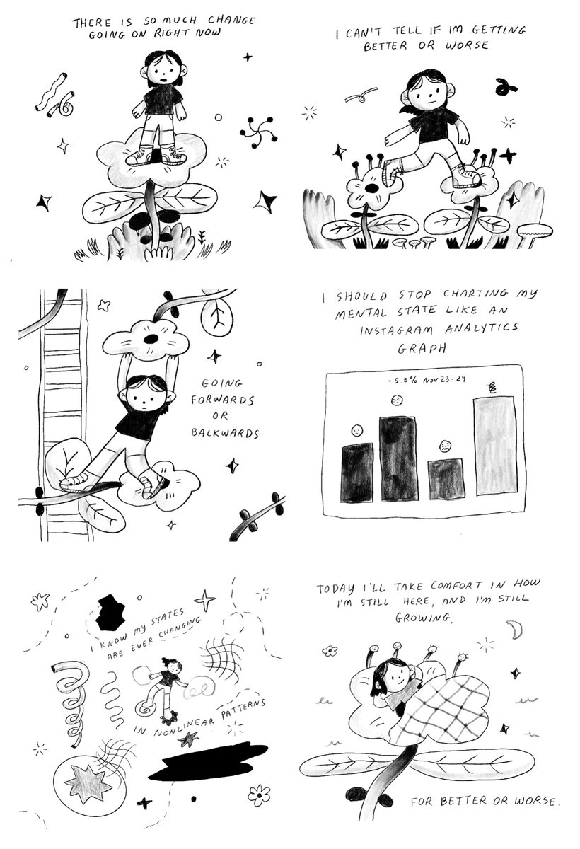 a comic I made called: for better or worse🌷