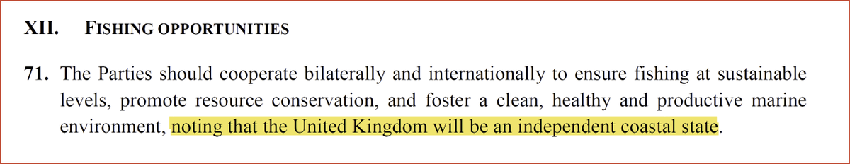 The above screenshot from the Withdrawal Agreement shows that the joint declaration is part of the WA and that good faith is to be used in respecting it, and reaching a deal etc... This screenshot shows that the EU have breached the Joint Declaration and therefore the WA! 24/