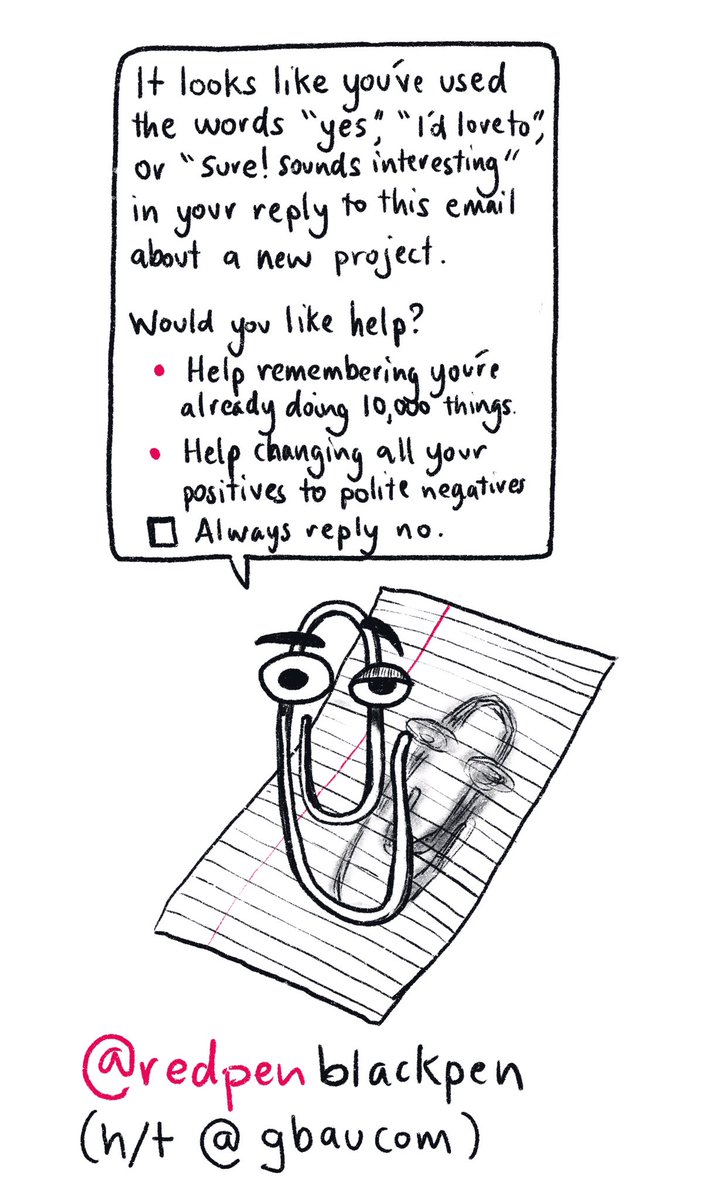 Your regular reminder to say no.