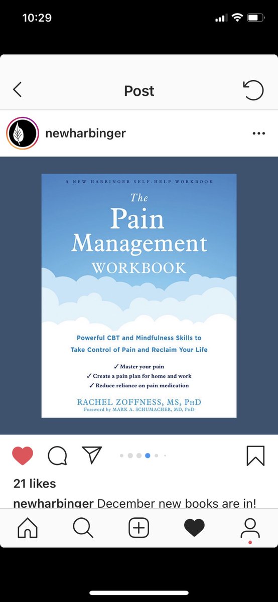 An amazing thing happened: I wrote a book!! 🤯 I've wanted to be a science writer my whole life, & now I get to help people in #pain. Almost didn't happen, cuz Covid. It's on Amazon & in bookstores. Feels surreal.💥@NewHarbinger #MedTwitter #scicomm amazon.com/Pain-Managemen…