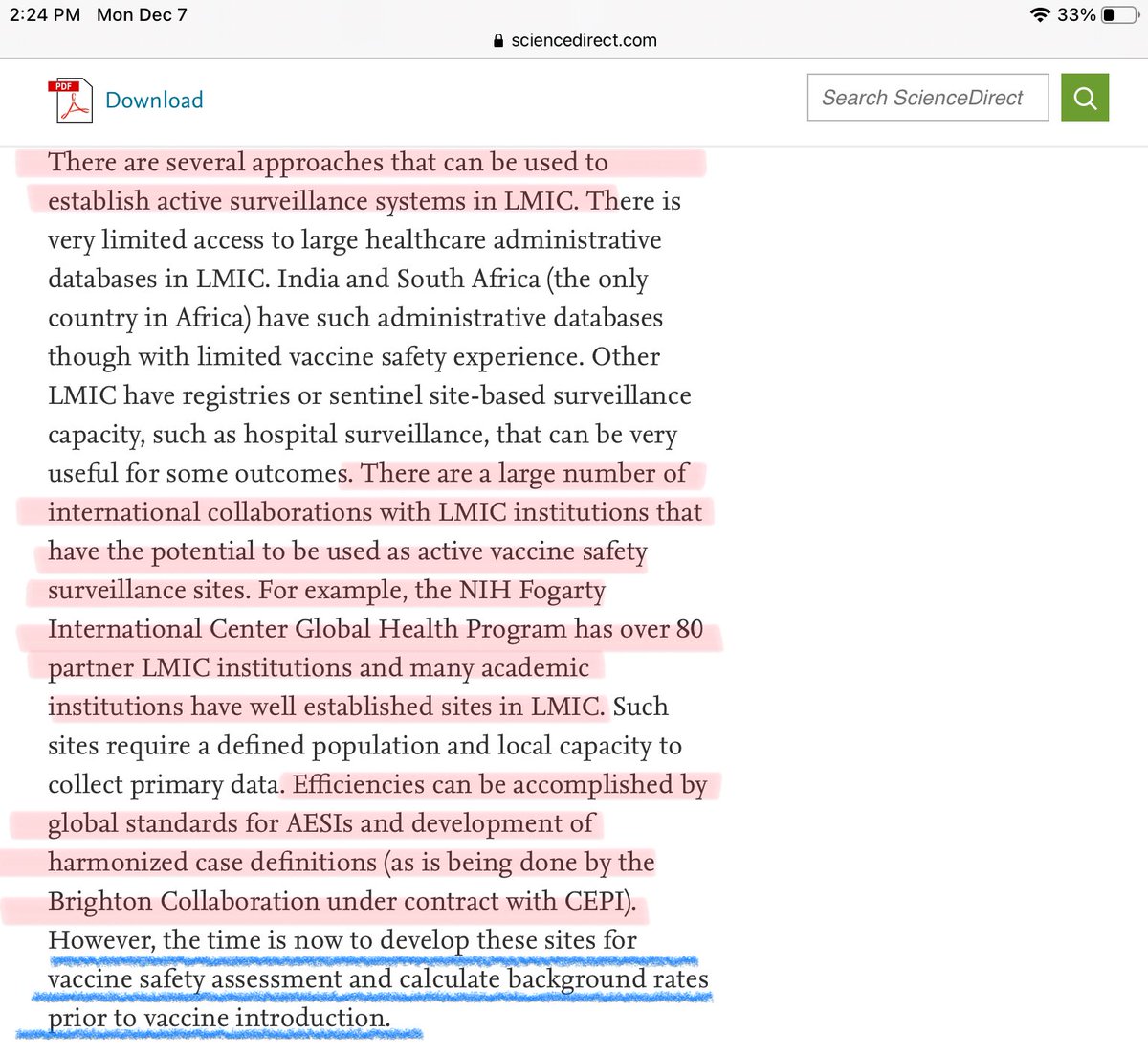 And They've worked super hard to ensure the poor nations of the world will absolutely be at the front of the line...