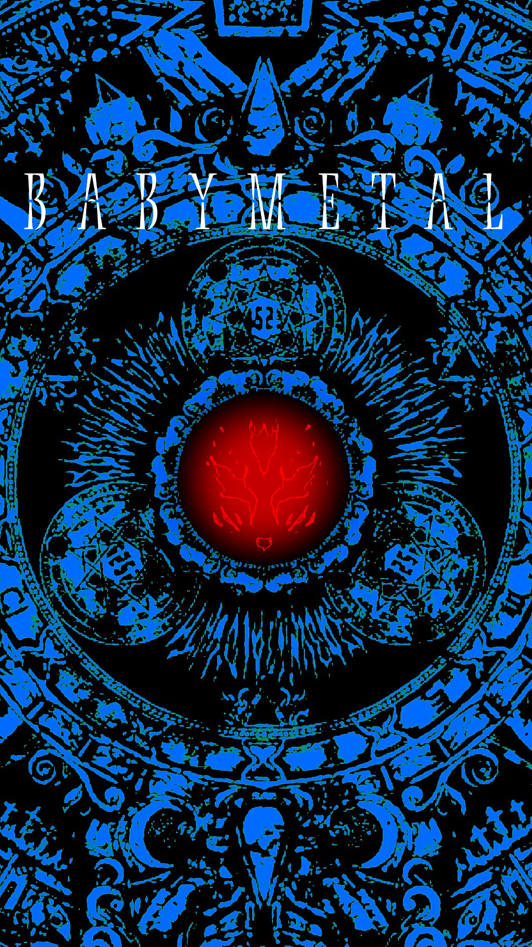 Sasa Metal 赤い隻眼のスゥ ベビメタ Babymetal 今日の壁紙 スマホサイズ 魔法陣関係が気に入ったらしいボクｗ T Co Vftuc9mdoy Twitter