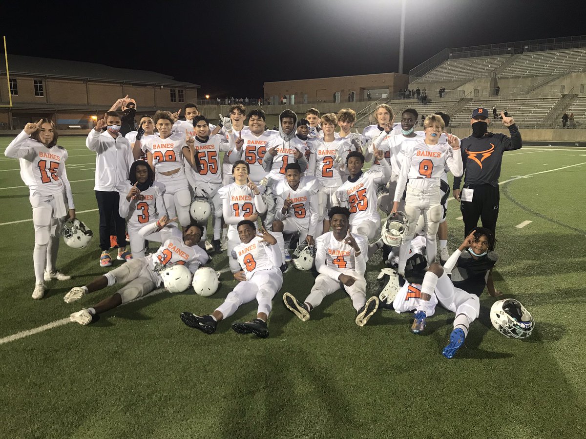 Ridge Point Football (@rphs_fb) on Twitter photo Congrats to <a href="/bainesmiddle/">Baines Middle School</a> in their District Championship tonight! It’s been great to watch you guys play this year! Great Season! #Playmakers #Brotherhood #Family #FuturePanthers 😈😎🏈🔥 Congrats to <a href="/bainesmiddle/">Baines Middle School</a> in their District Championship tonight! It’s been great to watch you guys play this year! Great Season! #Playmakers #Brotherhood #Family #FuturePanthers 😈😎🏈🔥