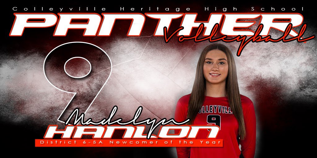 District 6-5A Newcomer of the Year!

🐾 <a href="/MadelynHanlon9/">Madelyn Hanlon</a> 

Congratulations Madelyn!!! #chpantherpride ❤️🐾🏐