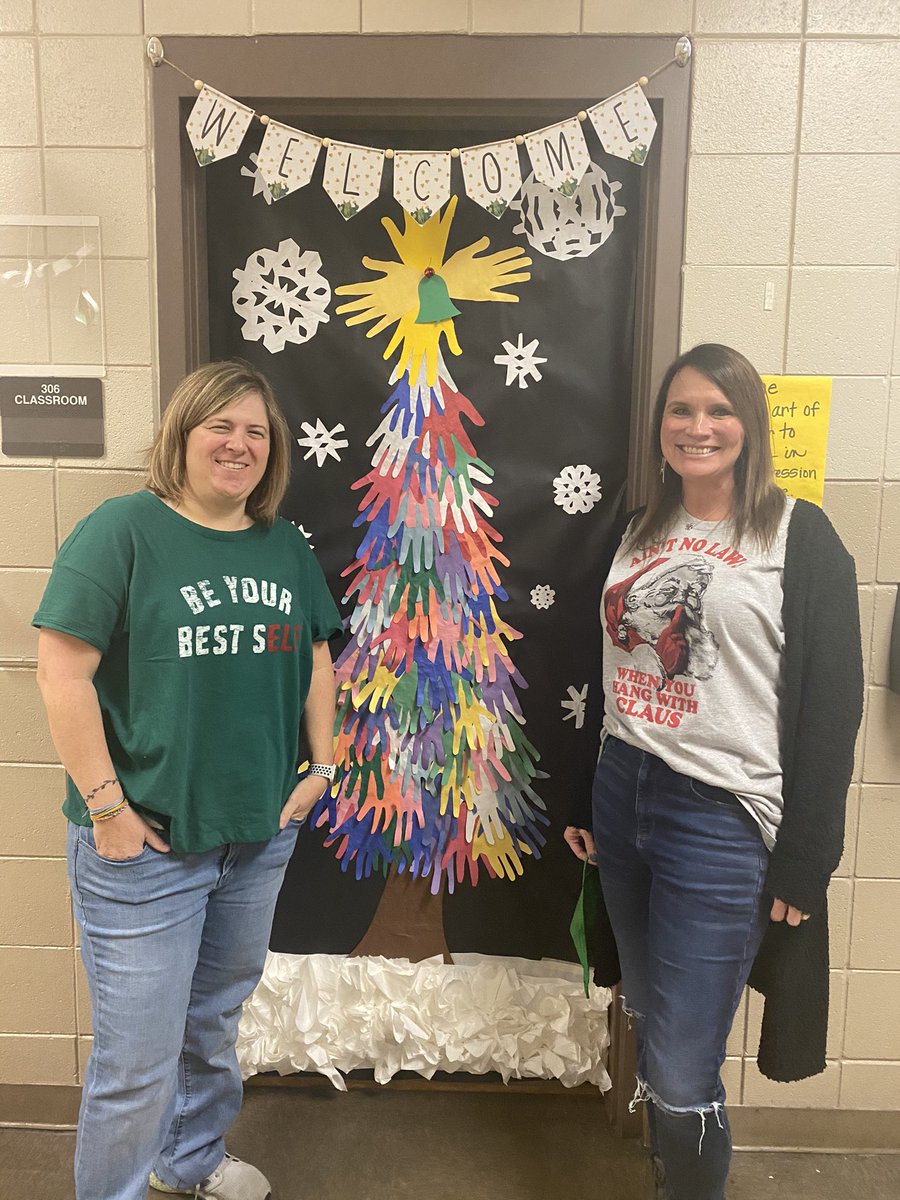 theteachermrse's tweet photo. On the THIRD day of Christmas, my CEH friends and me, wore our favorite Christmas shirts and everyoneβs favorite, JEANS. πππ
#12dressupdaysofchristmas #CEHpride #jacketjoypride #kindnessmatters
#teacherstrong #iteachmath #beaCHAMPION #beaLIGHT #rcainspired #youdoYOU #believe https://t.co/VRlL3zWEYe