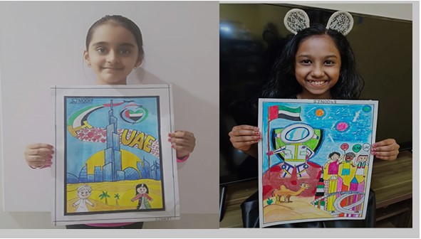 INTER-SCHOOL POSTER MAKING COMPETITION
 It is a proud moment for DPS, Sharjah to announce their students’ win in the Sub Junior Category.
Jasleen Kaur, Grade 3L won the 2nd prize and Saanvi Hemachandra Rao of Grade 4N bagged the 3rd place.
 #Shjspea #DPSSharjah #dpsshj #moeuae